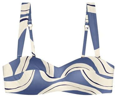 Triumph Damen Summer Allure DP Bikini top, Blue Combination, 40C im Sale